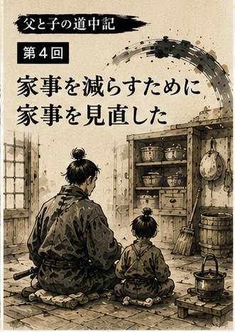 父親と子どもが家事を見直す父と子の道中記第4回のサムネイル